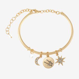 NWT a.n.a Personalized Zodiac Jewelry Charm Bracelet Gemini, Taurus and Aries